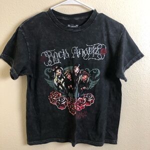 Ed Hardy Black Bratz Graphic Tee